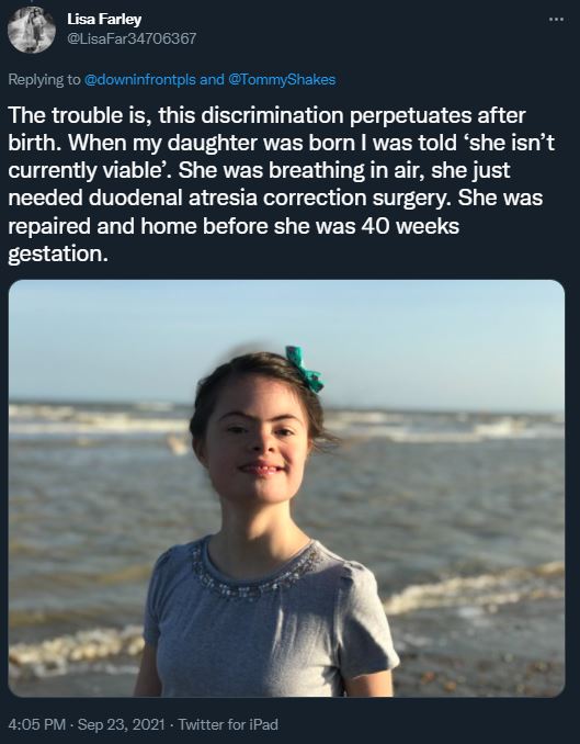 Discrimination perpetuates after birth