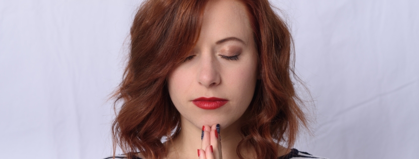 Woman meditating