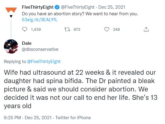 Not our call to end her life