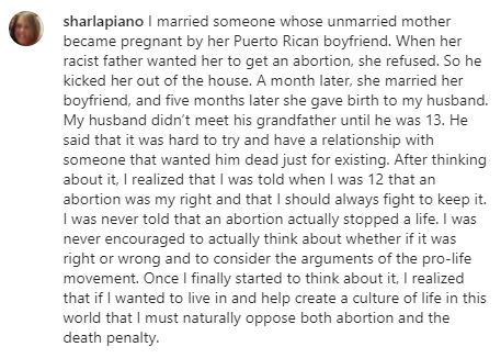 abortion actually stopped a life