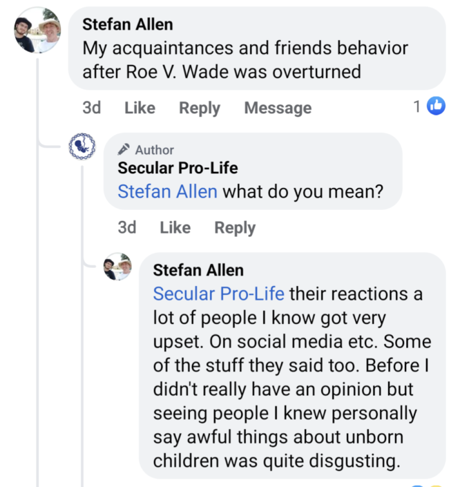 acquaintances behavior after RvW was overturned