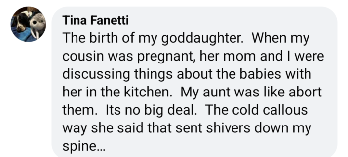 birth of my goddaughter