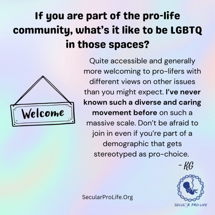 I’ve never known such a diverse and caring movement before