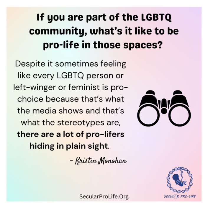 there are a lot of pro-lifers hiding in plain site