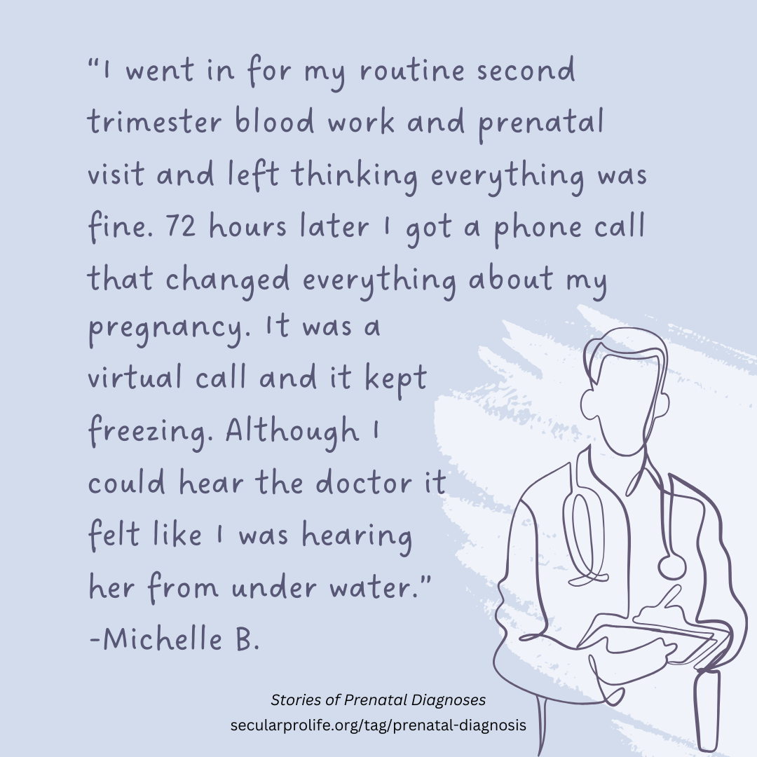 prenatal diagnosis michelle b