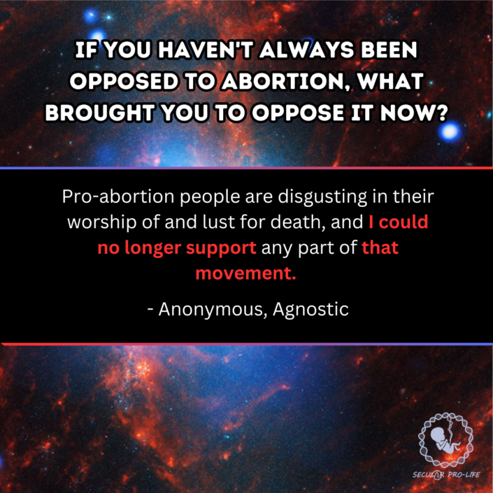 I could no longer support that movement I could no longer support that movement