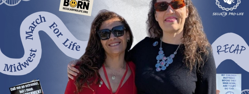 Mayra and Monica at the Midwest March for Life