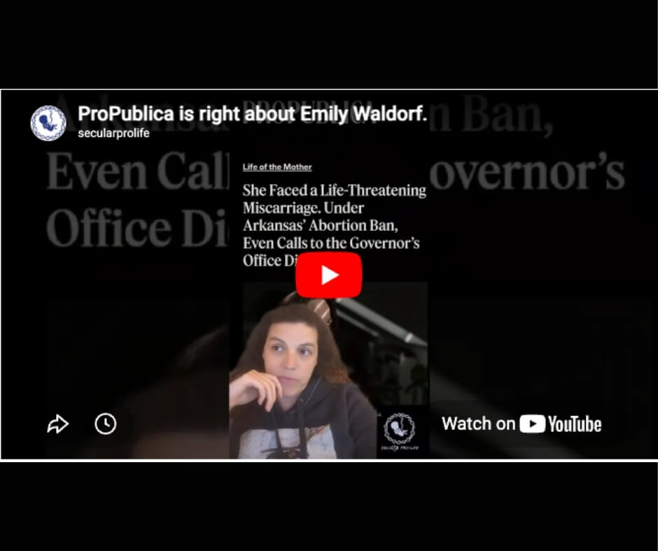ProPublica is right about Emily Waldorf WP image